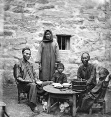 Kowloon, Hong Kong, China: a Chinese family, 1869. Creator: John Thomson.
