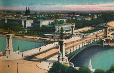 The Pont Alexandre III, Paris, c1920. Artist: Unknown.