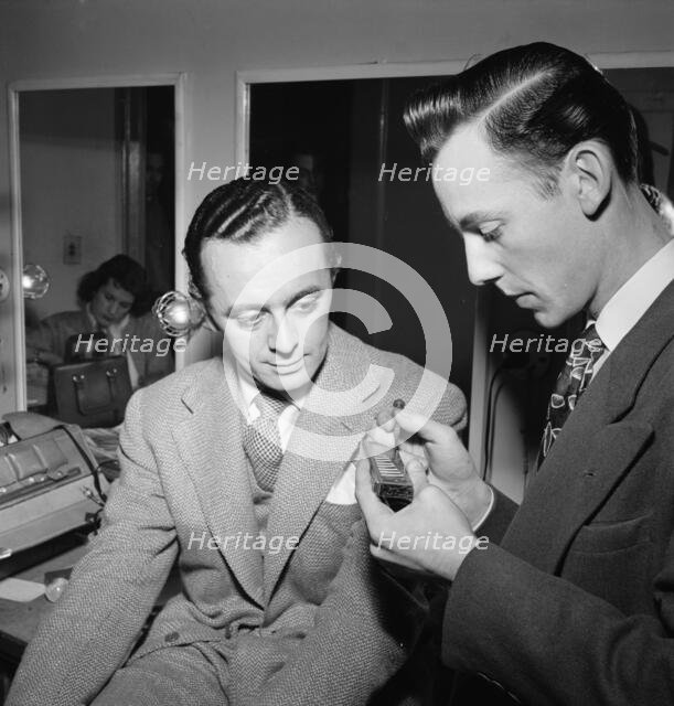 Portrait of Larry Adler, City Center, New York, N.Y., ca. Jan. 1947. Creator: William Paul Gottlieb.