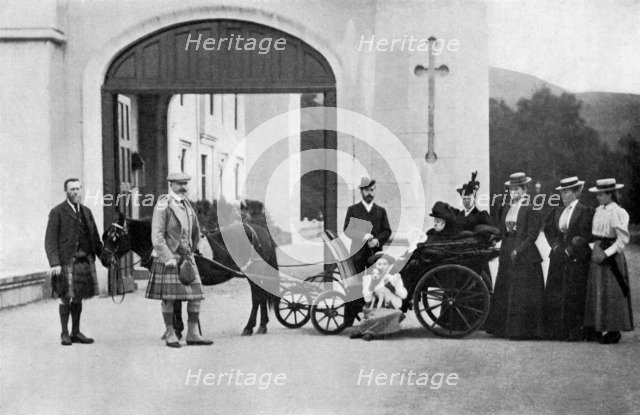 The Czars' visit to Balmoral, 1896.Artist: W&D Downey