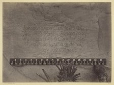 Historic Spanish Record of the Conquest, South Side of Inscription Rock, N.M.- No. 3., 1873. Creator: Tim O'Sullivan.
