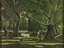 Vue de Bretagne, l'été (View in Brittany, Summer), 1907. Creator: Rousseau, Henri Julien Félix (1844-1910)