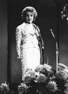 Marlene Dietrich (1901-1992), German actress and singer, Düsseldorf, Germany, 1962. Artist: Unknown
