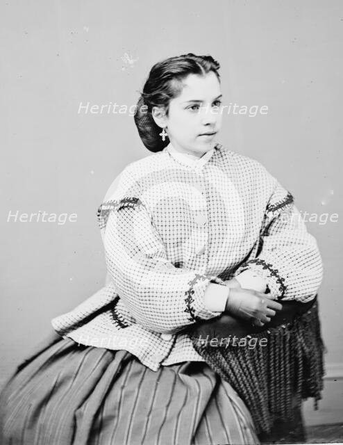 Alice Harrison, between 1855 and 1865. Creator: Unknown.