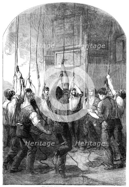 The Peace Rejoicings - Ringing the Bells, 1856.  Creator: Unknown.