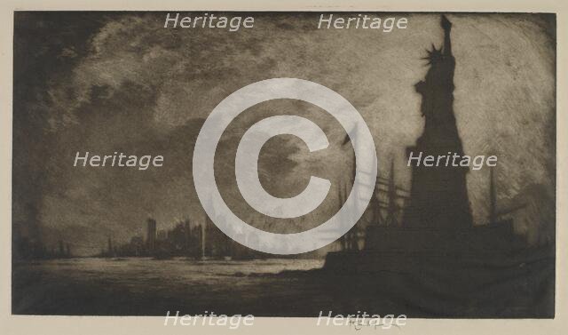 Hail America, 1908. Creator: Joseph Pennell.