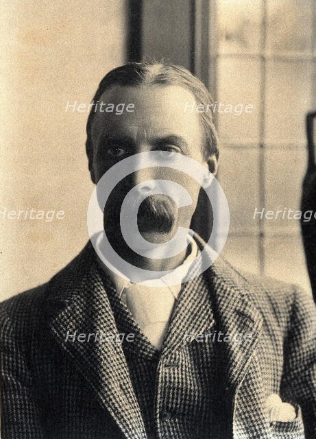 Sir Edward Albert Sharpey-Schafer, 189-. Creator: Dr Pope May.