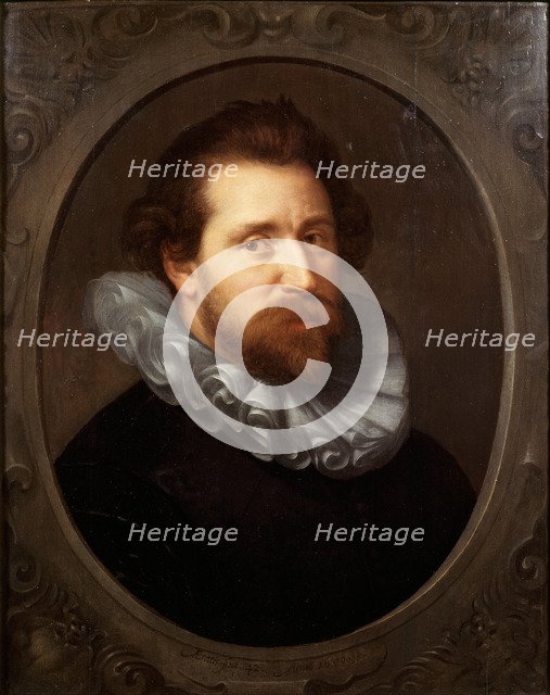 Portrait of Abraham Bloemaert (1566-1651), 1609. Artist: Moreelse, Paulus (1571-1638)