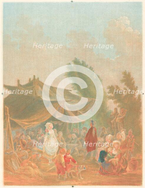 Noce de Village (Village Wedding), 1785. Creator: Charles-Melchior Descourtis.