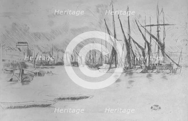 'From Pickled-Herring Stairs', c1878, (1904). Artist: James Abbott McNeill Whistler.