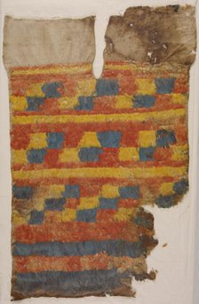 Fragment (Possibly From a Tunic), Peru, 600/1532 A.D.. Creator: Unknown.