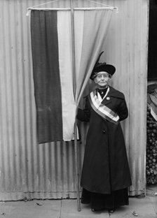 Woman Suffrage - Oldest Suffragette, 1917. Creator: Harris & Ewing.