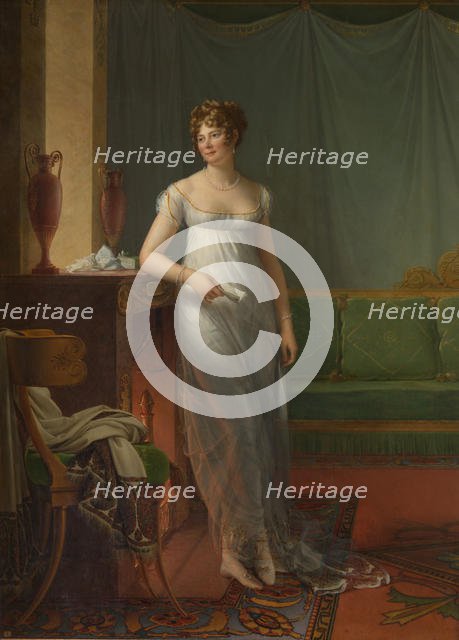 Madame Charles Maurice de Talleyrand Périgord (1761-1835), ca. 1804. Creator: Francois Pascal Simon Gerard.