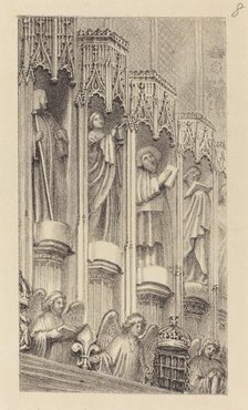 Statues in the Architecture of Henry the Seventh's Chapel, Westminster Abbey, published 1829. Creator: Maria Denman.