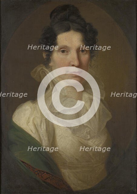 Portrait of Katarzyna Mezynska née Dzialynska, 1815. Creator: Jozef Peszka.