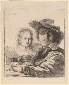 Self-Portrait with Saskia, 1636. Creator: Rembrandt Harmensz van Rijn.