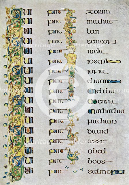 The Genealogy of Christ, 800 AD, (20th century). Artist: Unknown