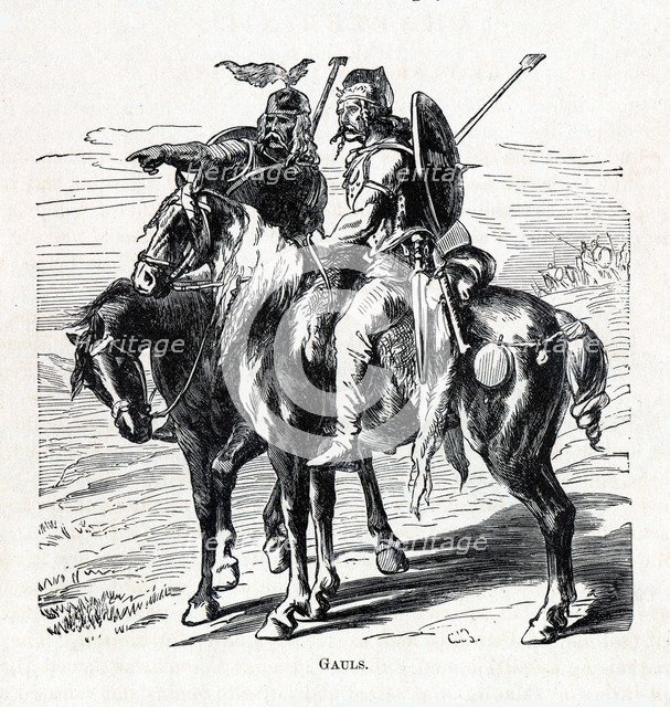 Gauls, 1882. Artist: Anonymous  