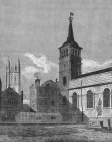 St Peter's Church, Cornhill, City of London, 1811 (1911). Artist: George Sidney Shepherd.
