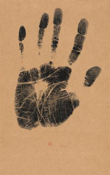 The Artist's Left Hand, 1890s. Creator: Henri-Charles Guerard.
