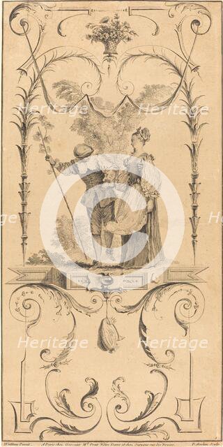 Shepherd and Shepherdess (?). Creator: Pierre Alexandre Aveline.