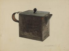 Teapot, c. 1939. Creator: Daniel Fletcher.