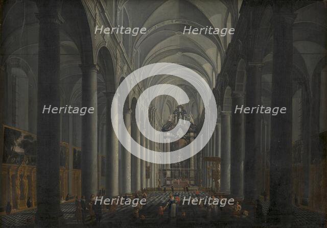 Interior of the Jesuit Church in Bruges, 1675-1721. Creator: Jacob Balthasar Peeters.