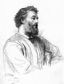 'Sir Frederick Leighton, P.R.A.', c1880-83. Creator: George Frederick Watts.