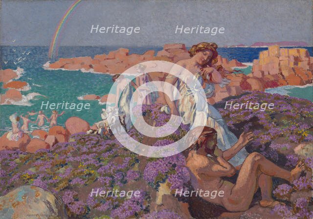 Ulysses with Calypso, 1905. Creator: Maurice Denis.