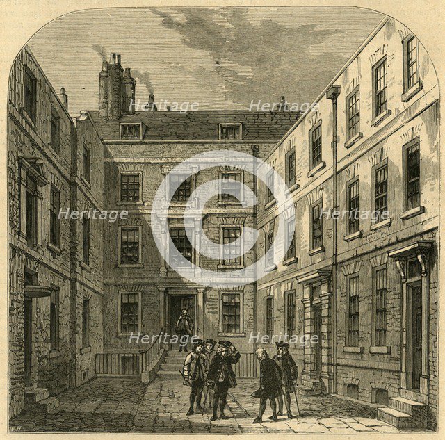 'The Royal Society's House in Crane Court', (1897). Creator: Unknown.