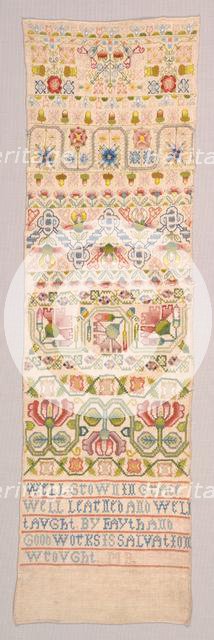 Sampler, 1600s. Creator: Unknown.