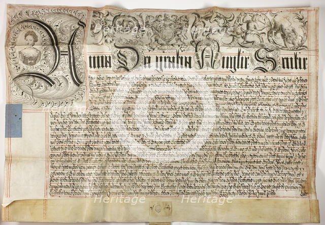 Recovery Document (Land Title Grant), 1702/14 (Queen Anne period). Creator: Unknown.