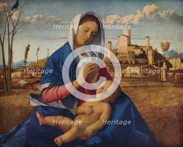 'Madonna of the Meadow', c1500. Artist: Giovanni Bellini.