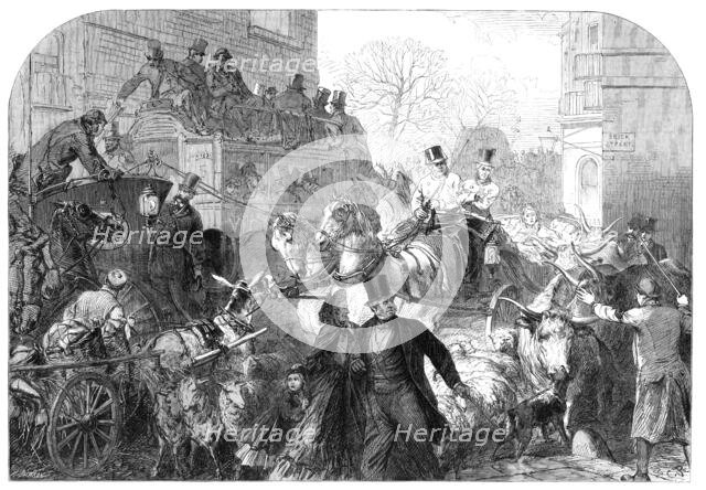 A "Block" in Park-lane, 1864. Creator: Mason Jackson.