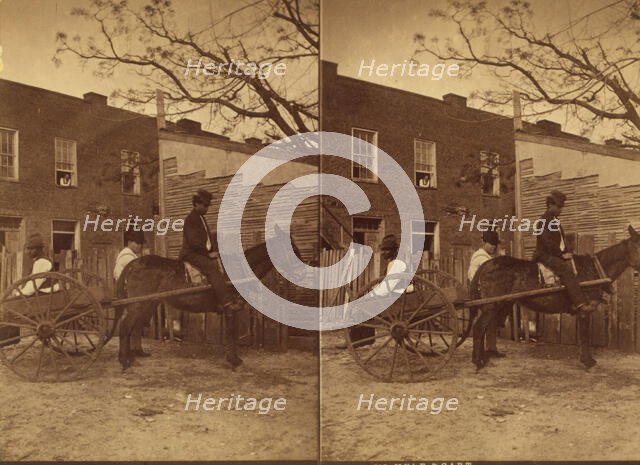 Mule cart, c1850-c1930. Creator: Unknown.