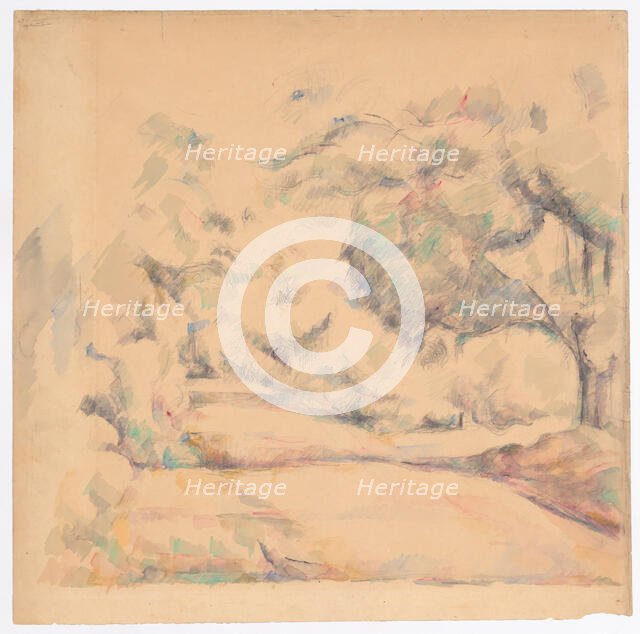 Road in Provence, c. 1885. Creator: Paul Cezanne.