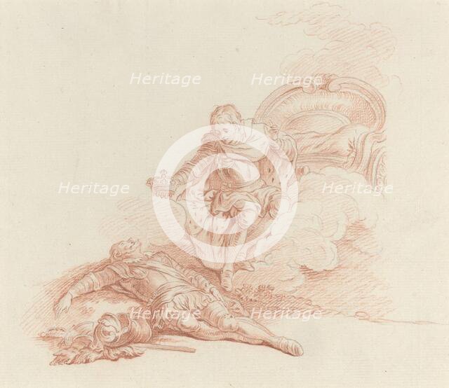 Regne, dit-il, triomphe et sois en tout mon fils. Creator: Hubert Francois Gravelot.