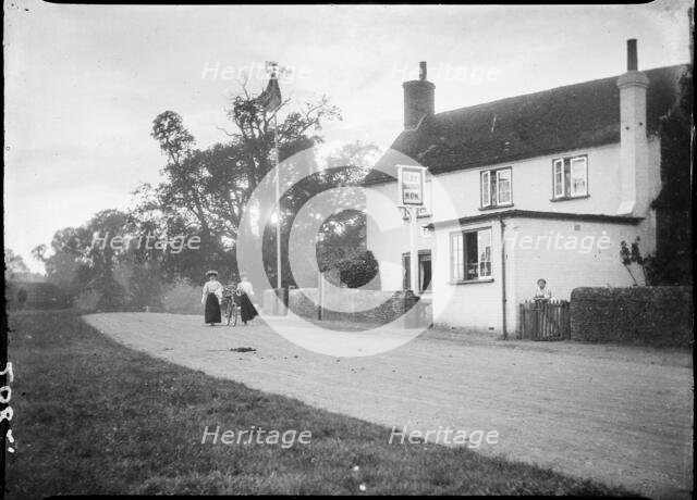 Barley Mow, Tilford Street, Tilford Green, Tilford, Waverley, Surrey, 1909. Creator: Katherine Jean Macfee.