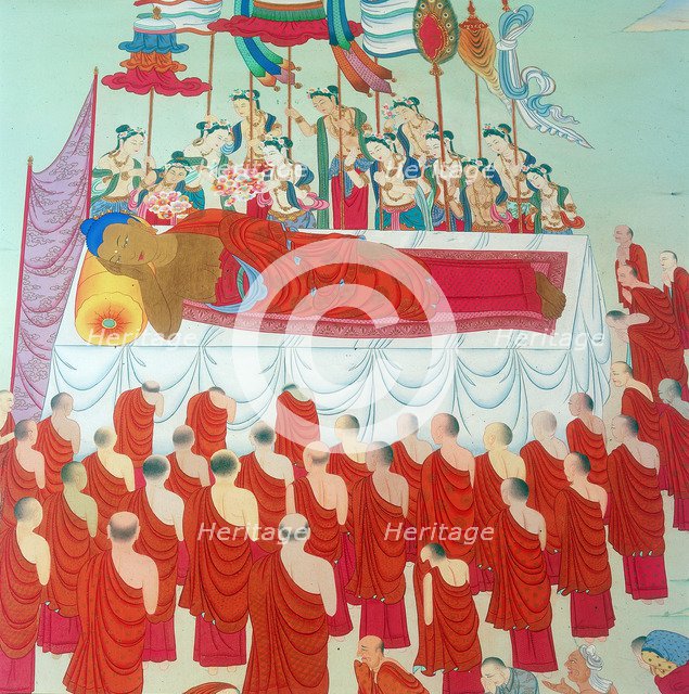 Death of Buddha. Artist: Unknown