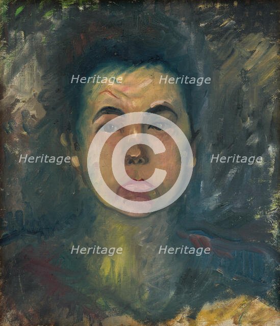 Woman's Bust, 1920-1925. Creator: Arnold Peter Weisz-Kubincan.