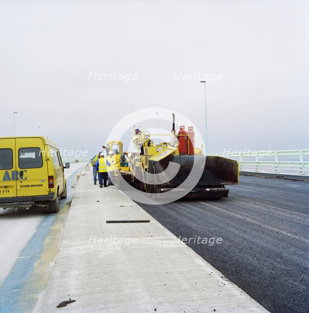 Second Severn Crossing, M4, New Passage, Pilning and Severn Beach, Glos, 18/09/95 - 19/09/95. Creator: John Laing plc.