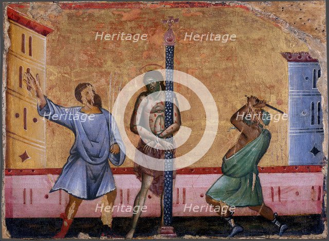 The Flagellation of Christ, c. 1280. Artist: Guido da Siena (active between 1260 and 1290)