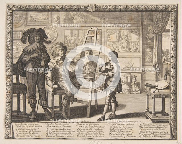 The Painter, ca. 1642. Creator: Abraham Bosse.