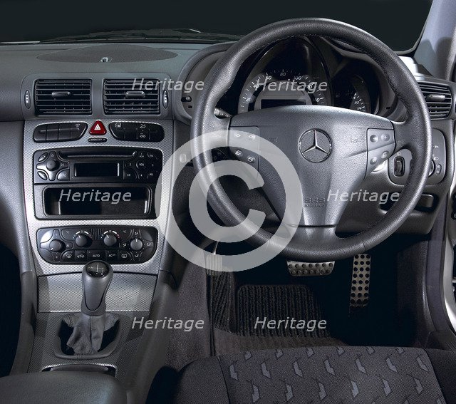 2003 Mercedes Benz C200k Coupe. Artist: Unknown.