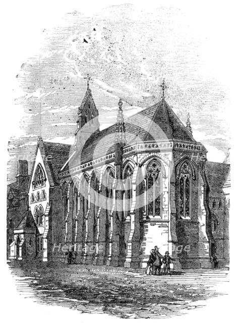 The Clergy Orphan Schools, Canterbury: the Chapel, 1857.  Creator: Unknown.