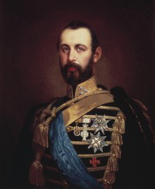 Karl XV (Karl Ludvig Eugen), 1826-72, King of Sweden and Norway, mid-late 19th century. Creator: Gottfrid Virgin.