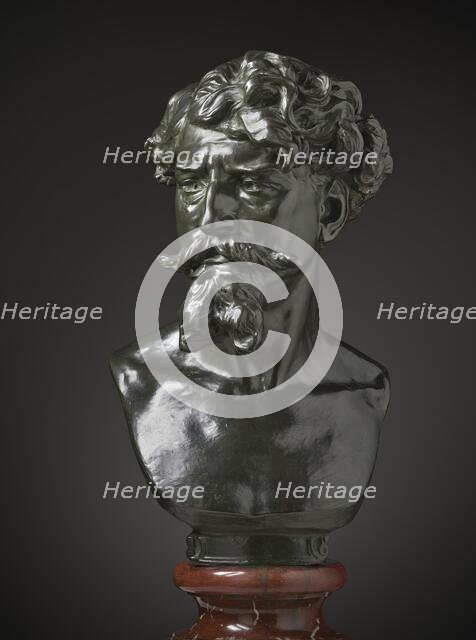 Portrait of the Artist Pierre-François-Eugène Giraud (image 1 of 4), 1862. Creator: Jean-Baptiste Carpeaux.