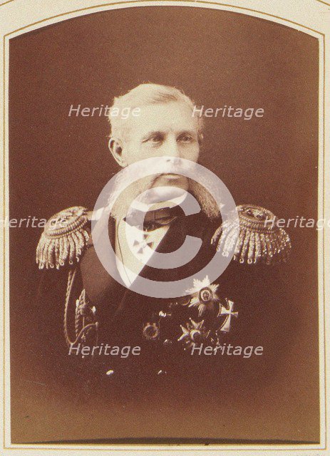 Portrait of the Admiral Grigory Ivanovich Butakov (1820-1882), 1877.