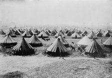 Camp at Galveston, between c1910 and c1915. Creator: Bain News Service.