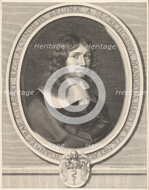 Jean-Baptiste Colbert, 1660. Creator: Robert Nanteuil.